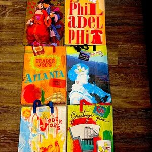 Trader Joe’s 6 state bags nwt VA,PA,GA,NC,TN, NJ